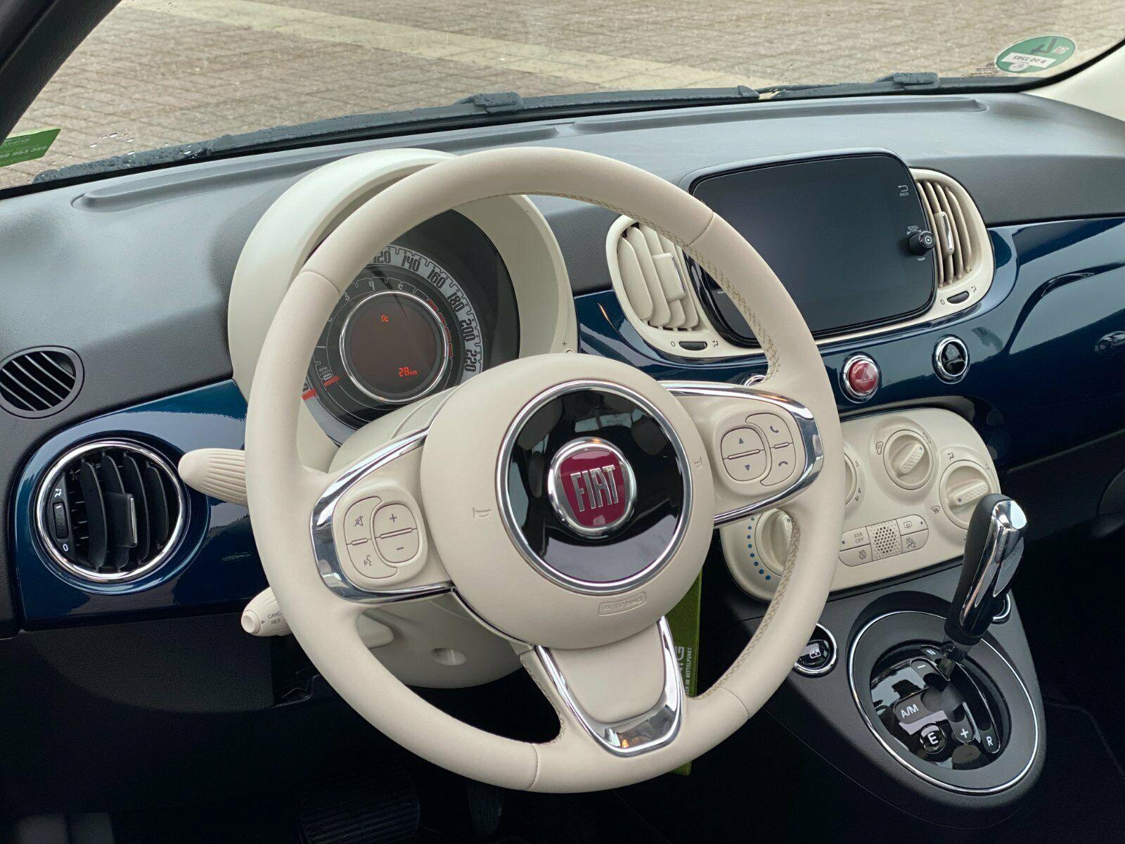 Fiat 500 2020 Automatik Autovermietung Mietwagen Automieten Rent a car Bild 4