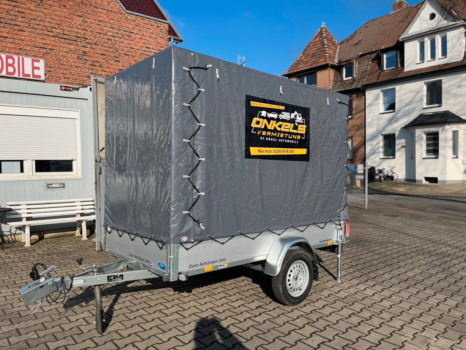 Anhänger Plane 1,80m hoch x 2,5m lang 750Kg Mieten, Verleih