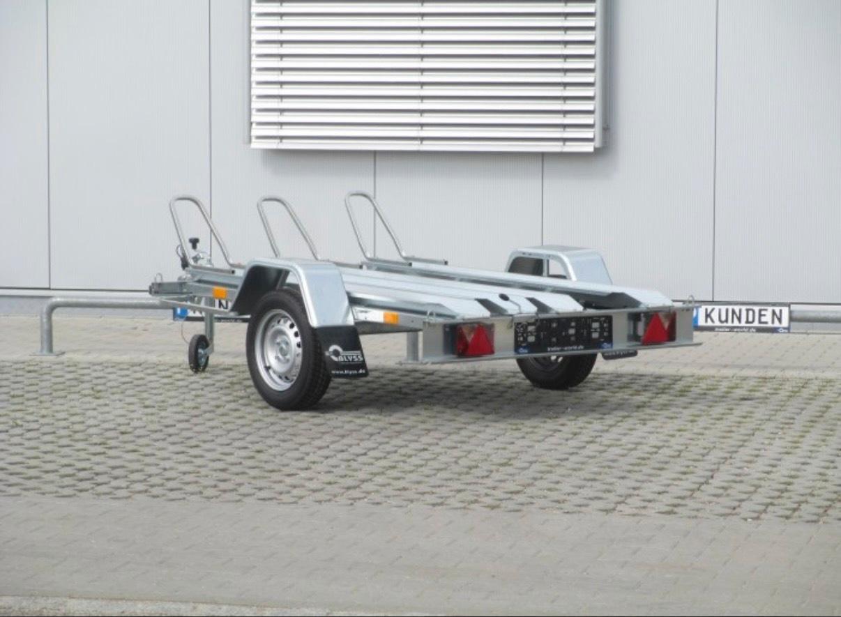 Motorradanhänger / Motorrad Transporter/ Trailer / Mieten