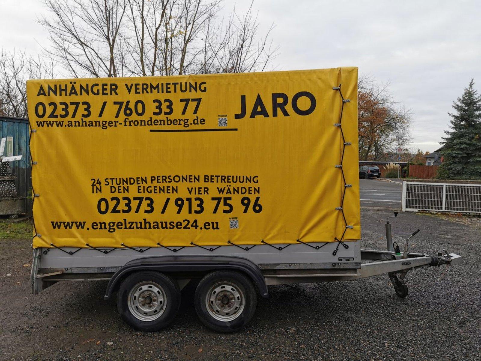 Anhänger mit Plane zu mieten, leihen, Umzug