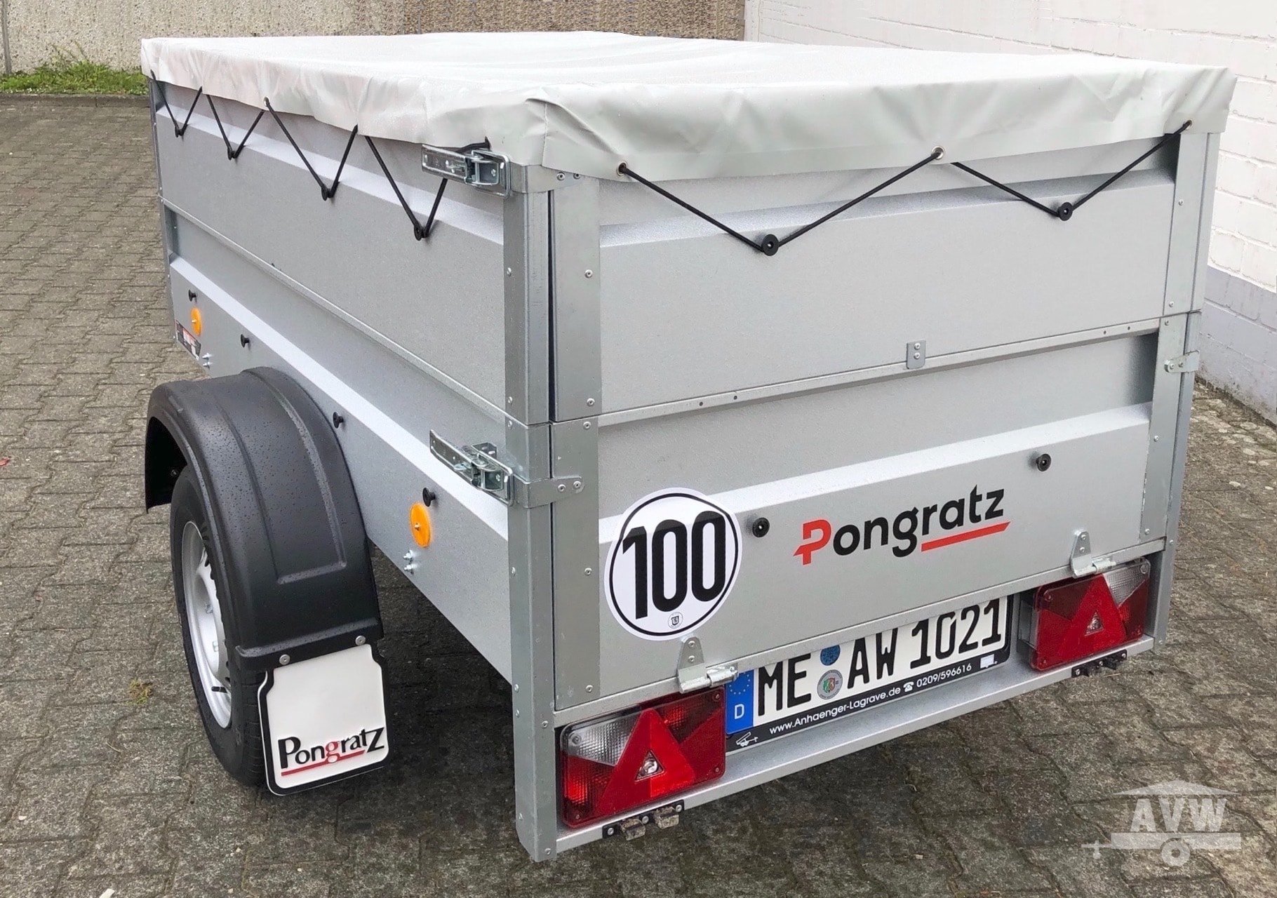 Offener Anhänger O/1016 mit Aufsatz