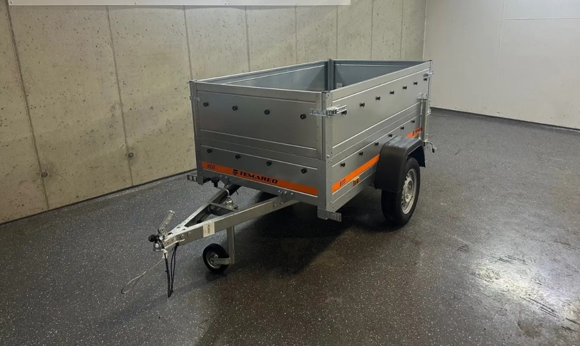 1-Achs Anhänger 750kg Temared mit Bordwand