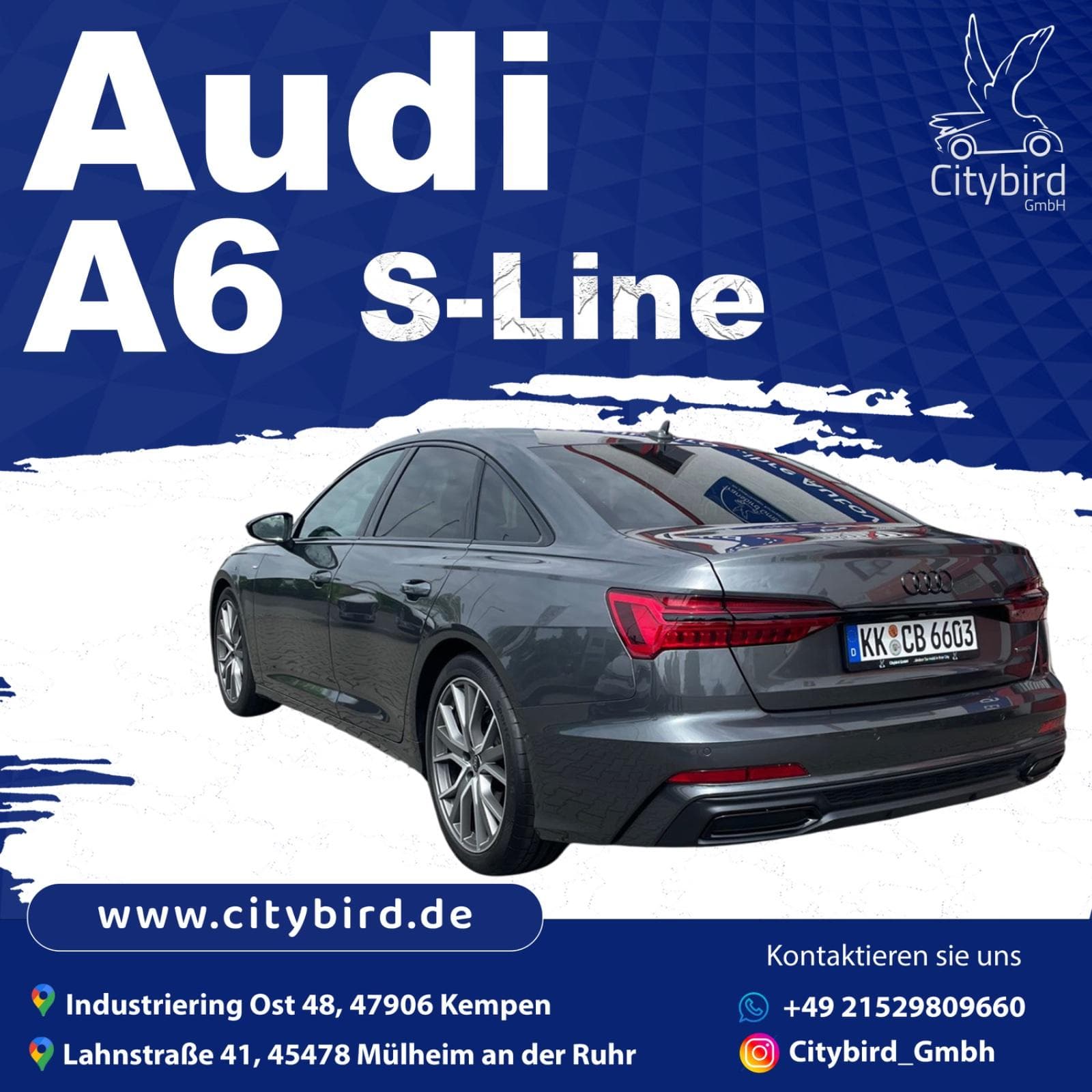 Audi A6 Limousine 40 TDI Q Sport mieten in Mülheim an der Ruhr ab 99€/Tag