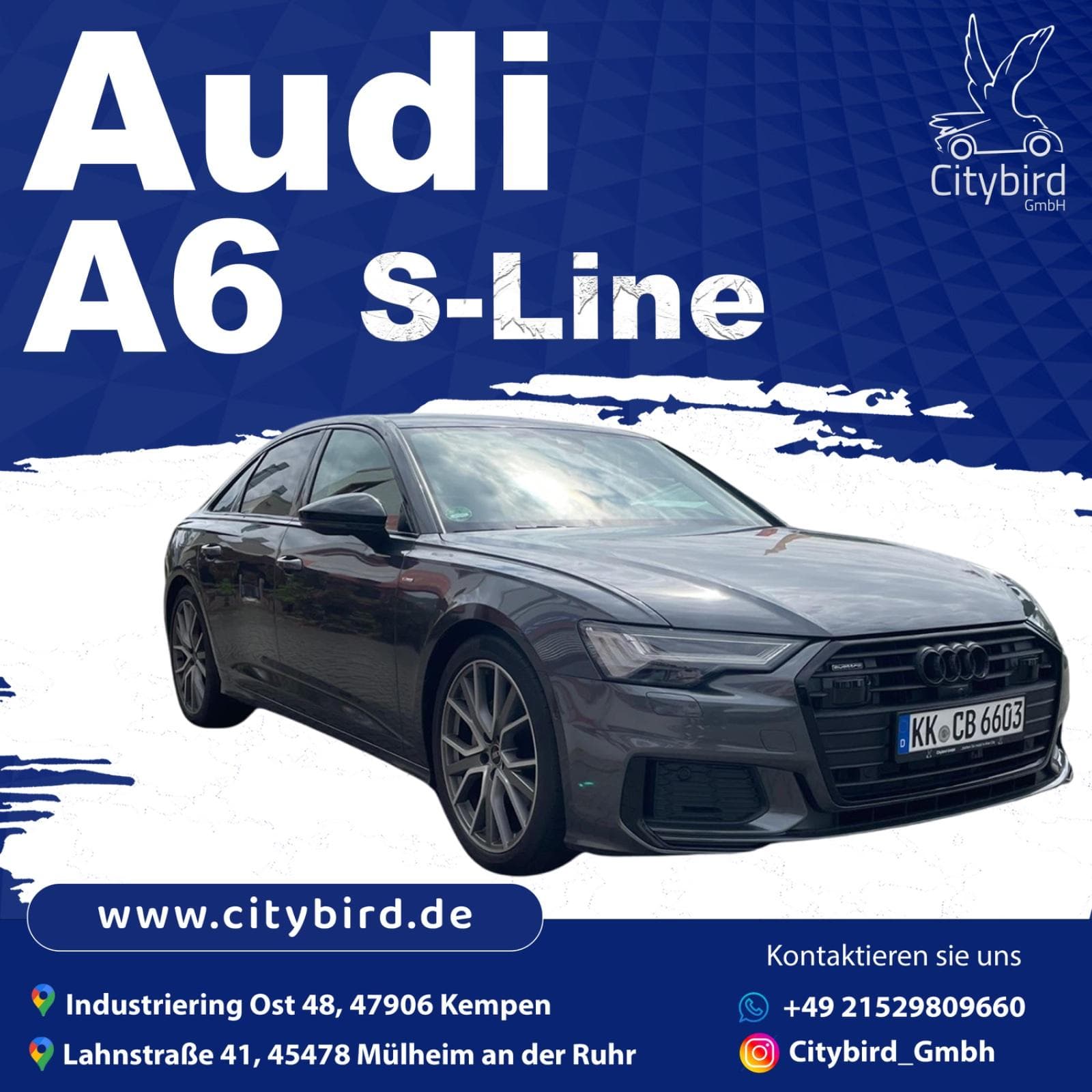 Audi A6 Limousine 40 TDI Q Sport mieten in Kempen ab 99€/Tag