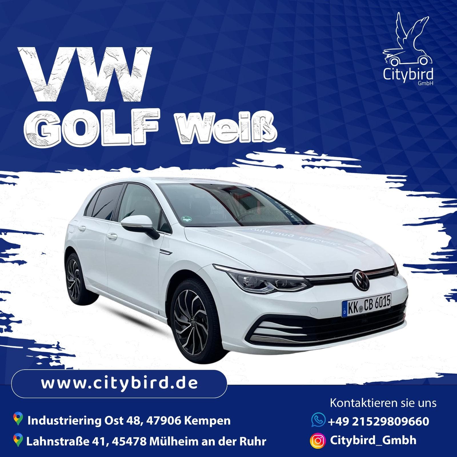Volkswagen Golf Style 1,5 l eTSI OPF mieten in Kempen ab 54€/Tag