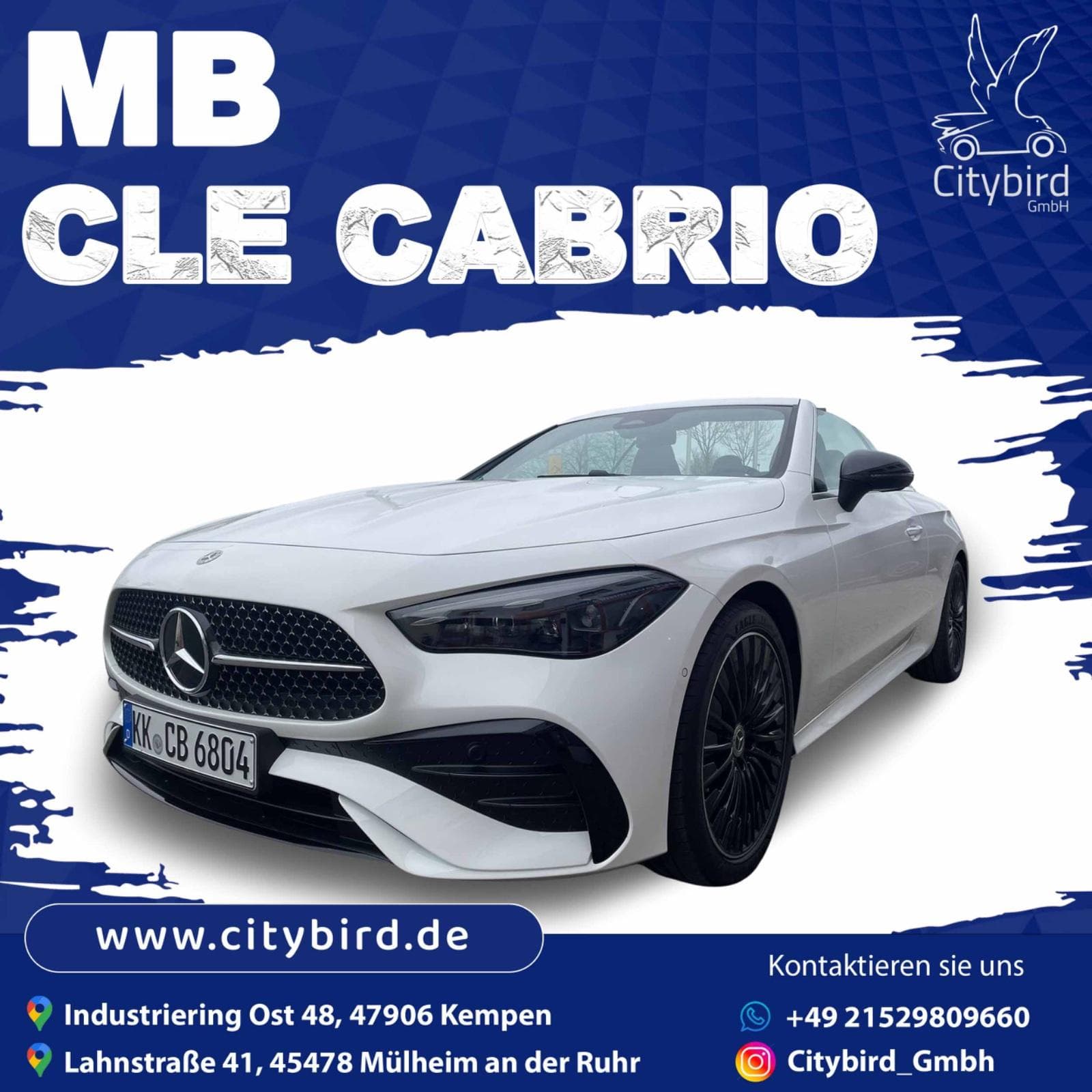 Mercedes-Benz CLE 200 Cabriolet mieten in Mülheim an der Ruhr ab 112€/Tag