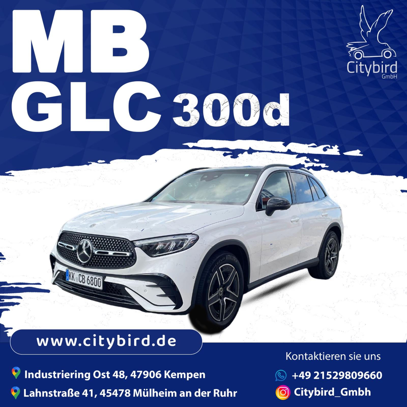 *Langzeitmiete Auto Abo Aktion* Mercedes-Benz GLC 300d 4 Matic ab 1 Monat