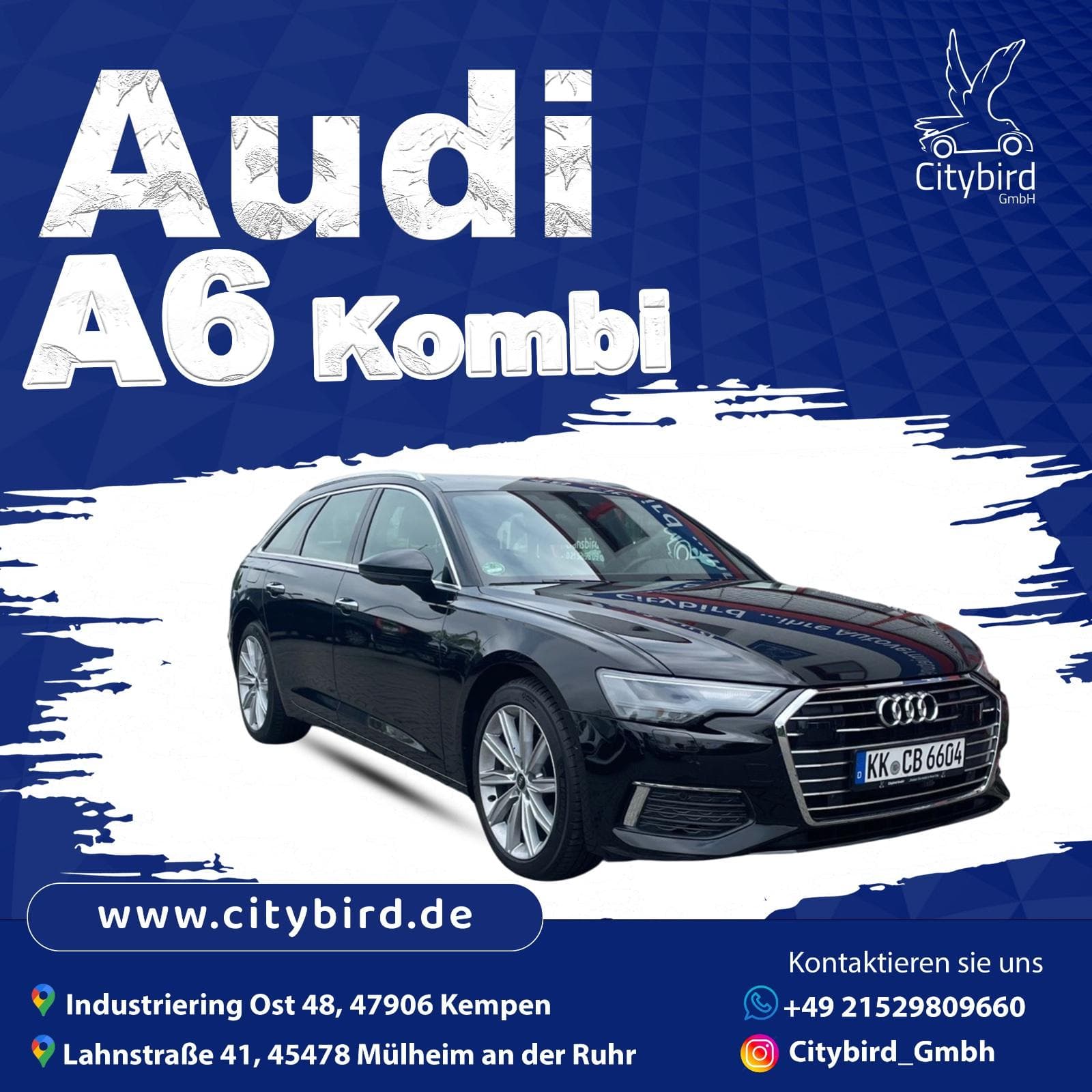 Audi A6 Avant 40 TDI S-line mieten in Mülheim an der Ruhr ab 95€/Tag