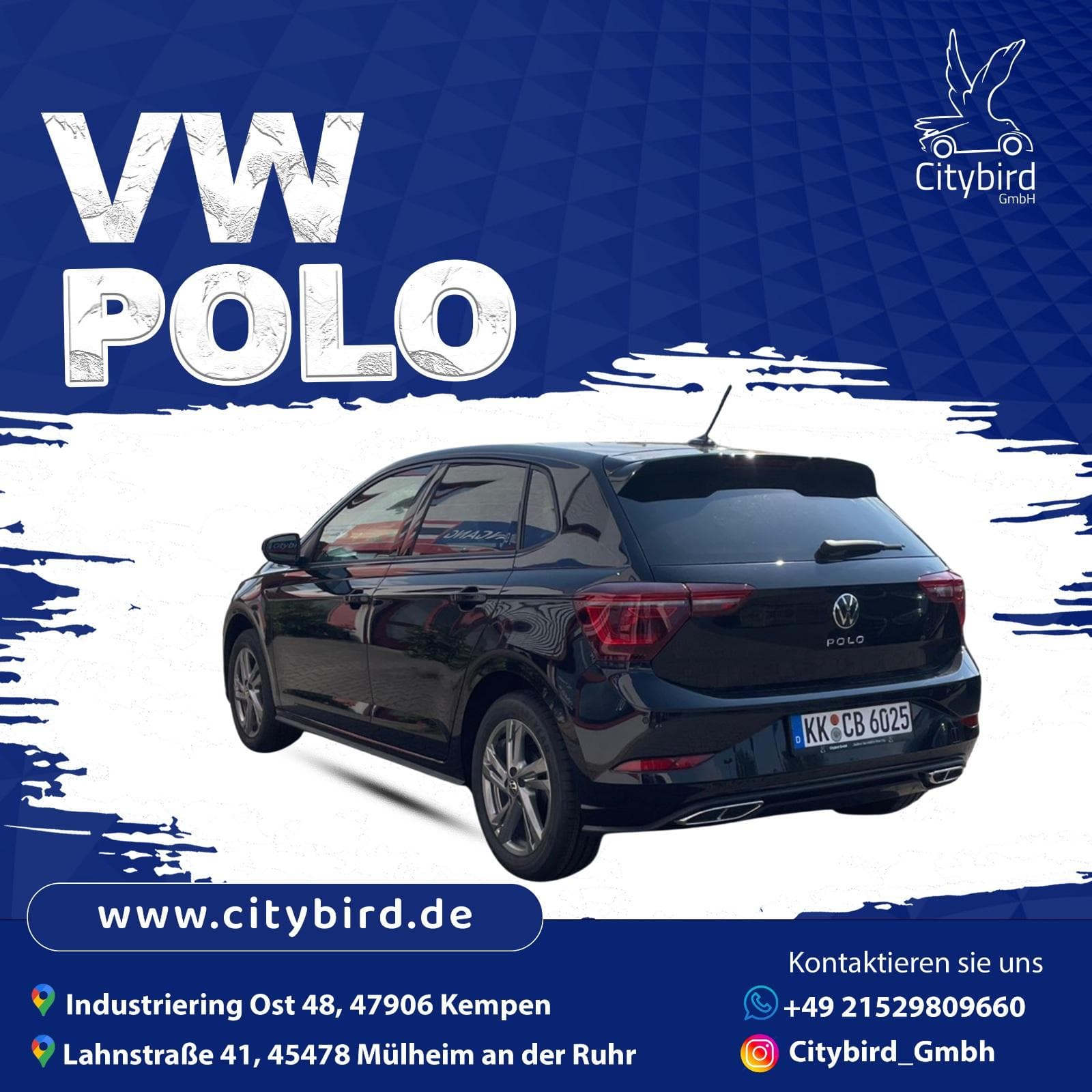 Volkswagen Polo R-Line 1,0 TSI OPF mieten in Mülheim an der Ruhr ab 55€/Tag