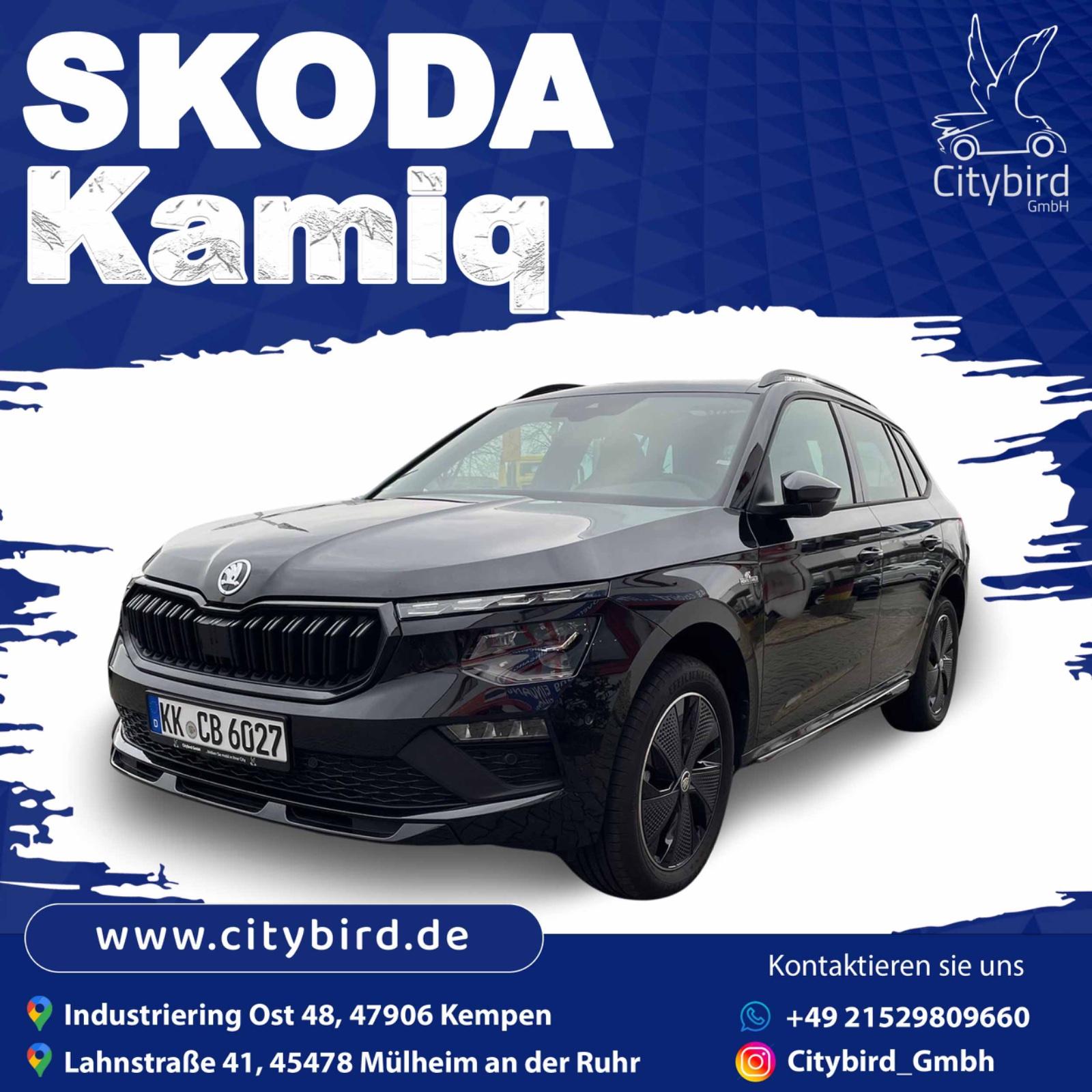 Auto mieten Skoda Kamiq Monte Carlo 1,5 TSI Mietwagen