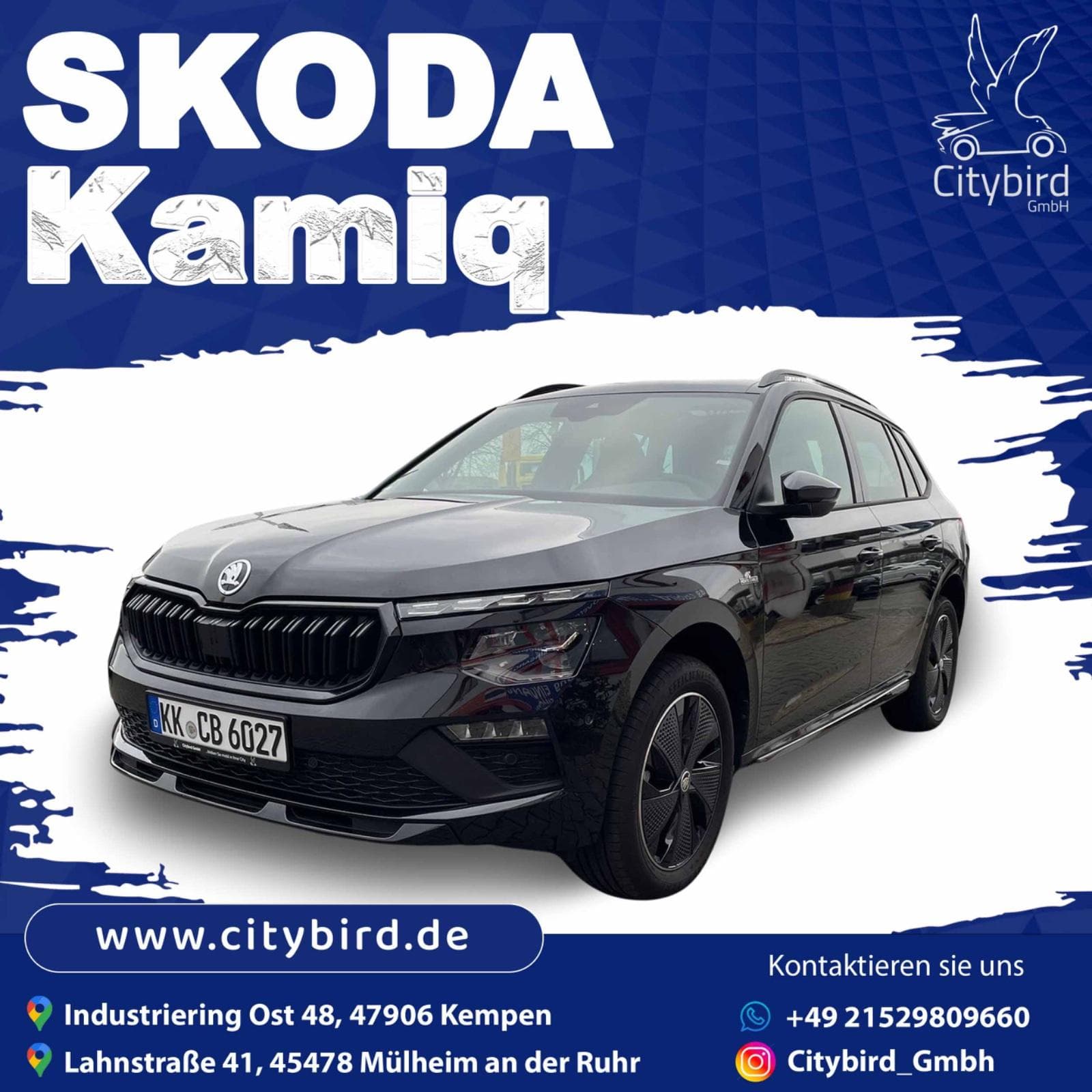 Skoda Kamiq Monte Carlo 1,5 TSI mieten in Mülheim an der Ruhr ab 49€/Tag