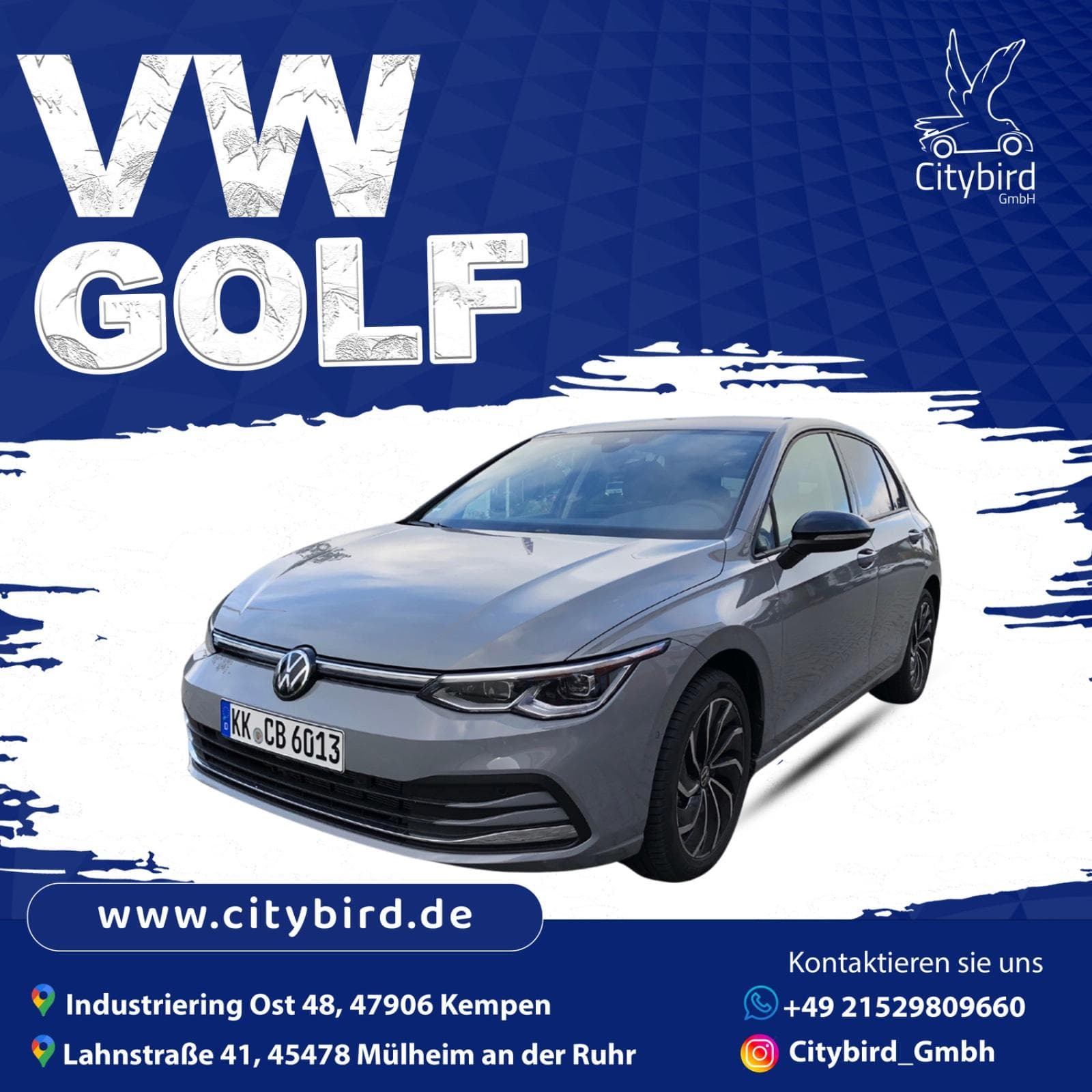 Volkswagen Golf Active 1,5 l eTSI OPF mieten in Mülheim an der Ruhr ab 53€/Tag