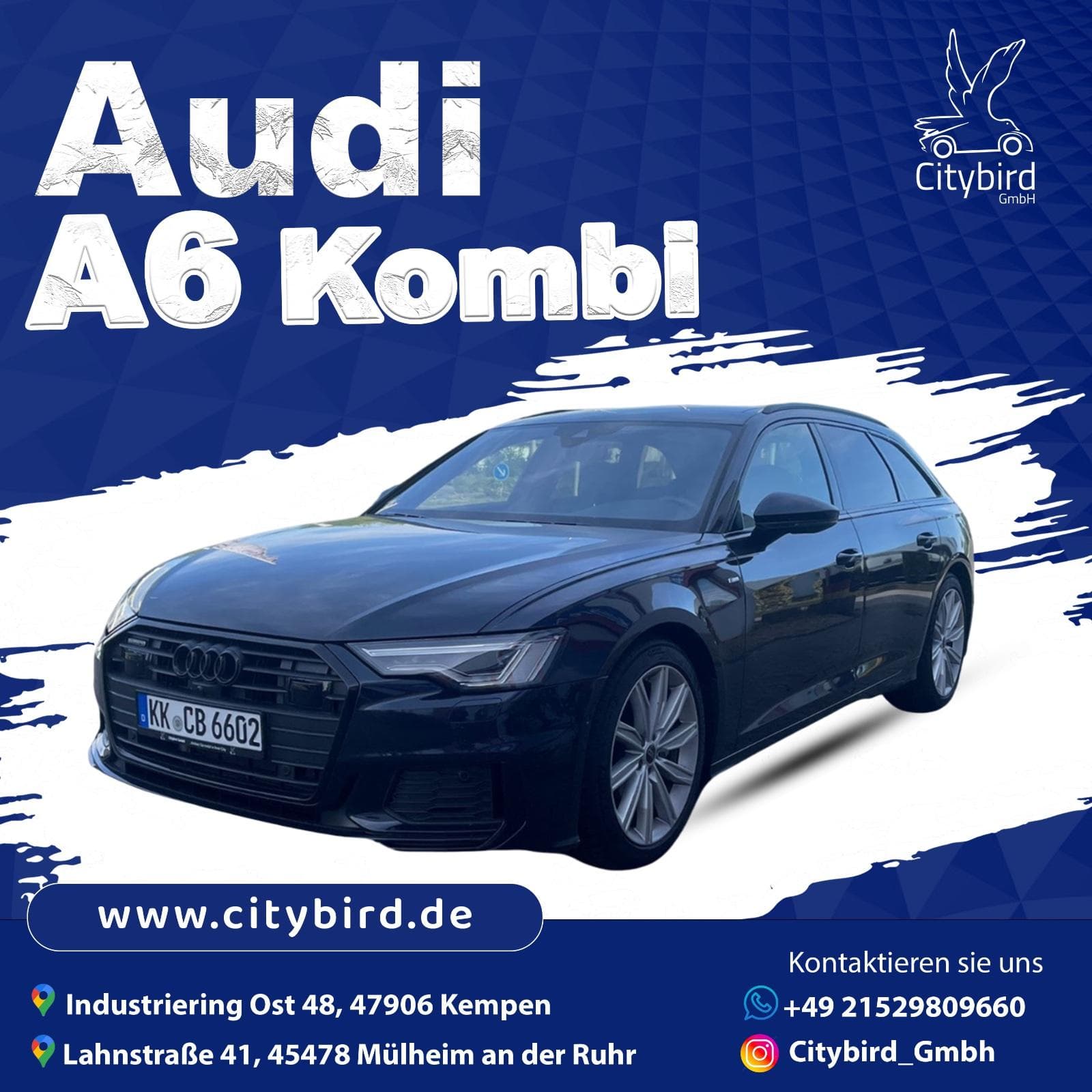 Audi A6 Avant 40 TDI S-line mieten in Kempen ab 99€/Tag