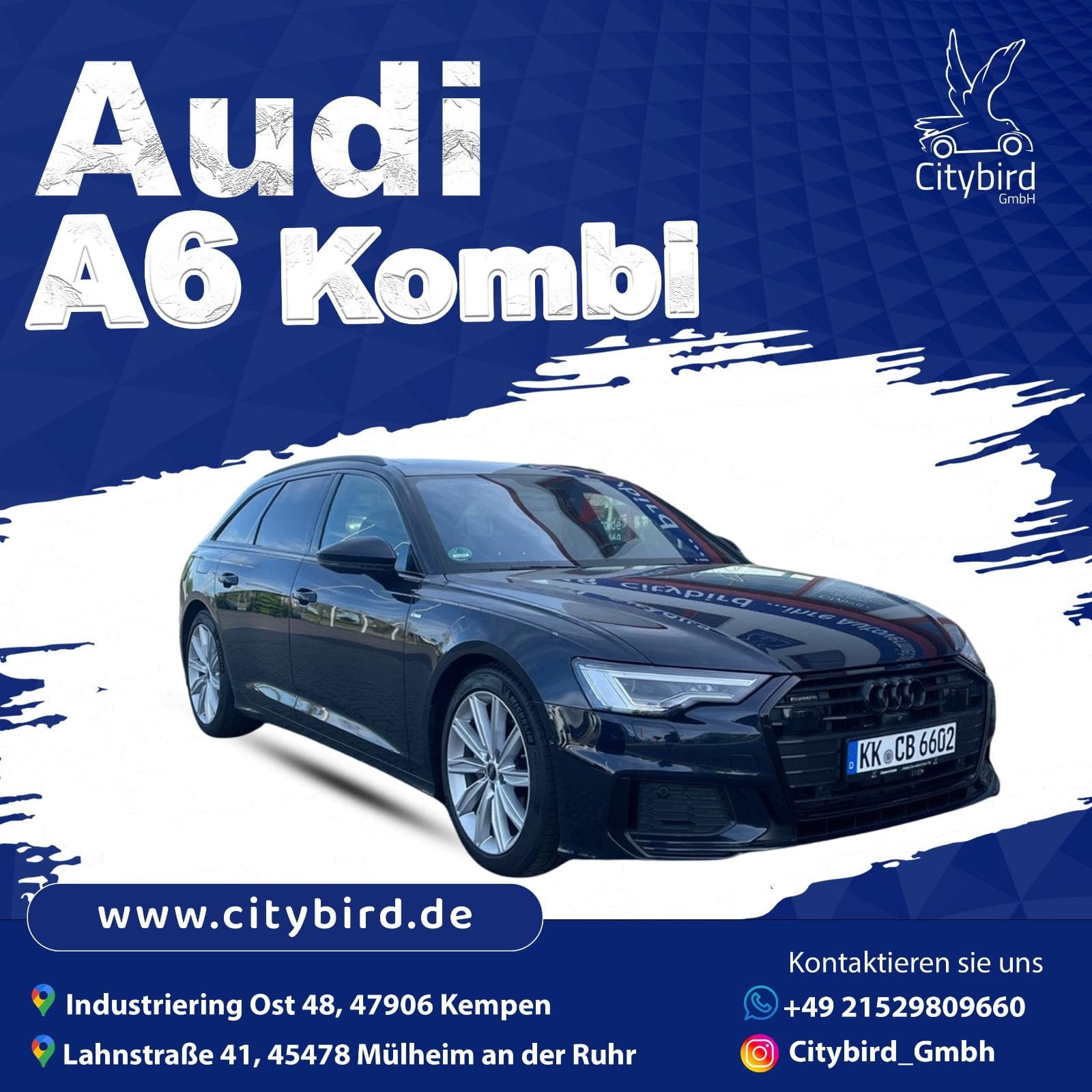 Audi A6 Avant 40 TDI S-line mieten in Kempen ab 99€/Tag