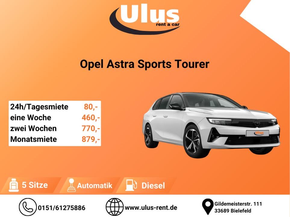 Opel Astra SportsTourer GS Automatik mieten, Mietwagen, Autovermietung, Kombilimousine, Langzeitmiete, Monatsmiete