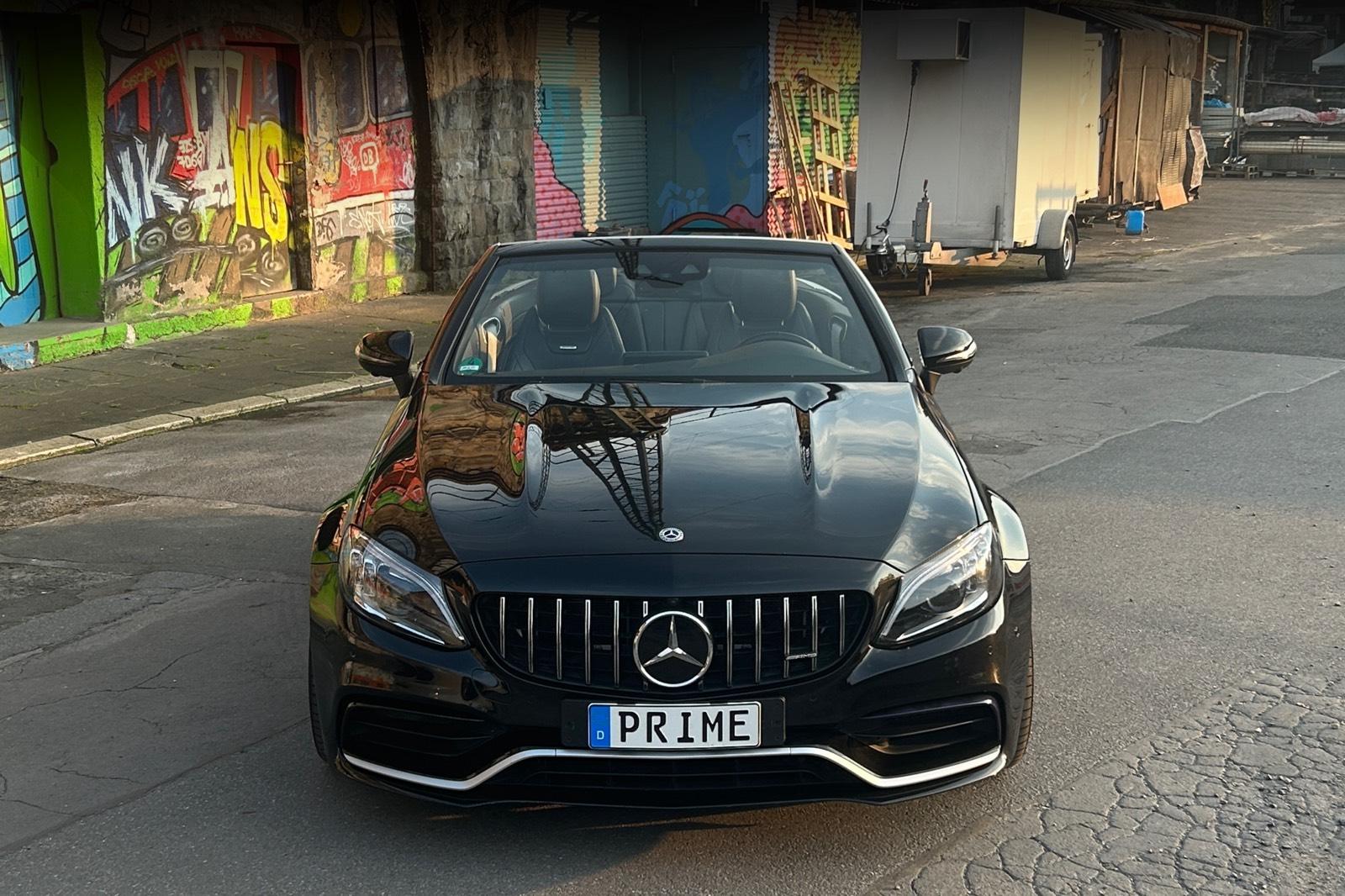 C63S Cabrio V8 Facelift mieten Hochzeitsauto leihen Leihwagen