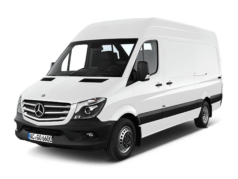Umzugsmaxi Kastenwagen Transporter Mercedes Sprinter mieten