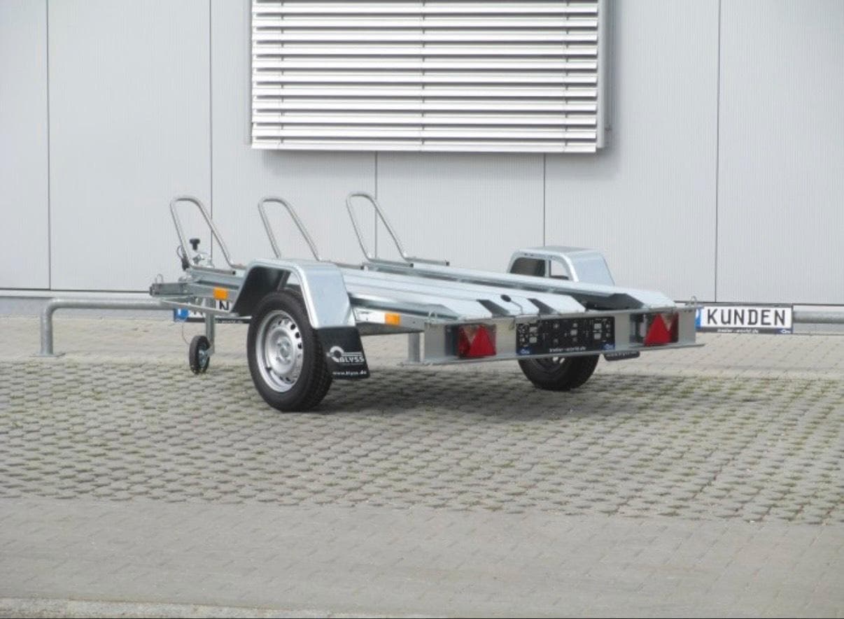 Motorradanhänger / Motorrad Transporter/ Trailer / Mieten