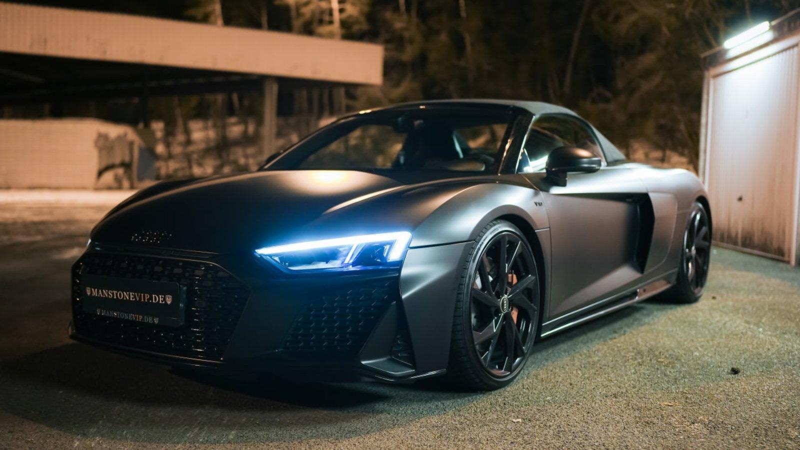 Audi R8 V10 Spyder Cabrio mieten Hochzeit Sportwagen Berlin