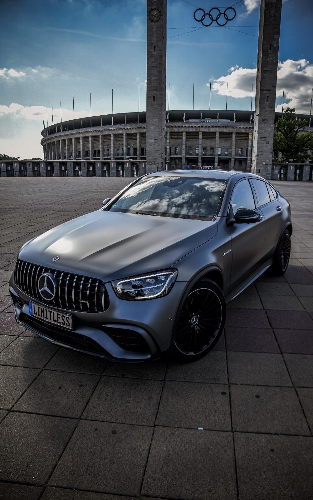 Mercedes-Benz GLC 63 S AMG Coupé 2021 mieten Berlin SUV Sportwagen Hochzeitsauto